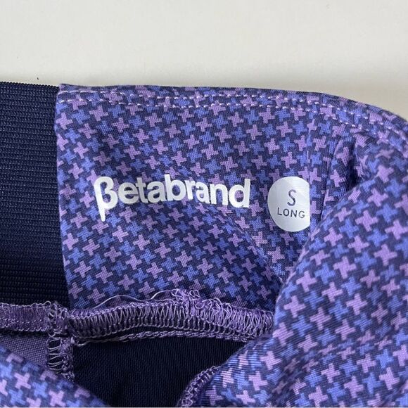 Betabrand Purple Houndstooth Pants Small Long - Picture 9 of 9